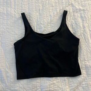 Gilly Hicks Black Cropped Active Tank XL